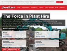 Tablet Screenshot of plantforce.com